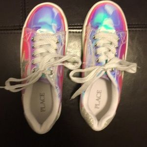 Iridescent Big Girl Shoes
